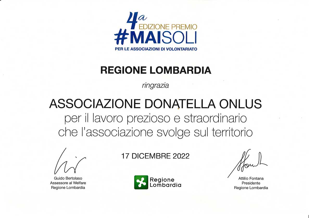 attestato dalla regione Lombardia
